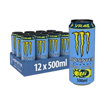 Kartón Monster Energy Valentino Rossi V46 ZERO 12×500ml