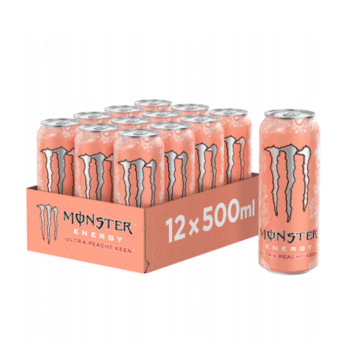 Kartón Monster Energy Ultra Peachy Keen 12×500ml