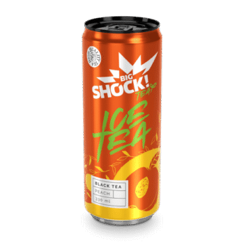 Big Shock! Black Tea Peach 330ml