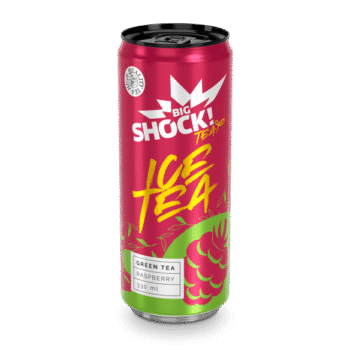 Big Shock! Green Tea Raspberry 330ml
