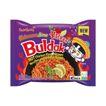 Samyang Buldak Hot Chicken Flavour Ramen Habanero Lime 135g